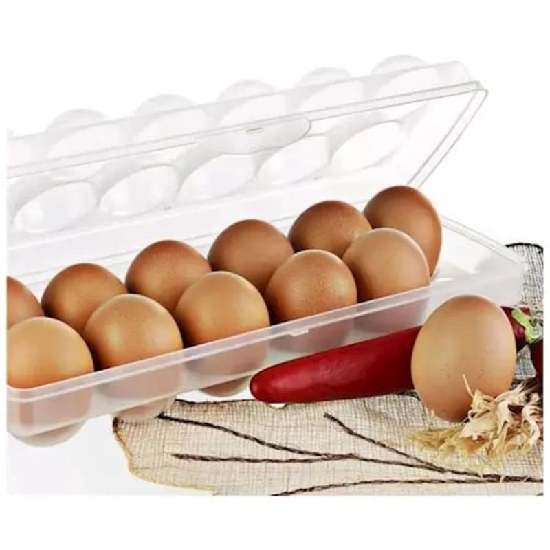 Контейнер для хранения яиц Titiz 28x10.6x7.9 см, прозрачный Контейнер для хранения яиц Titiz 28x10.6x7.9 см, прозрачный