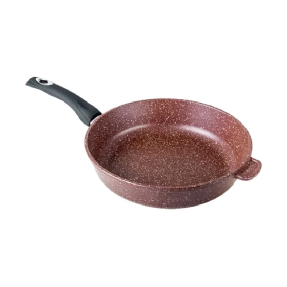 Tava Горница, qapaq ilə, alüminium, qəhvəyi, 30 sm