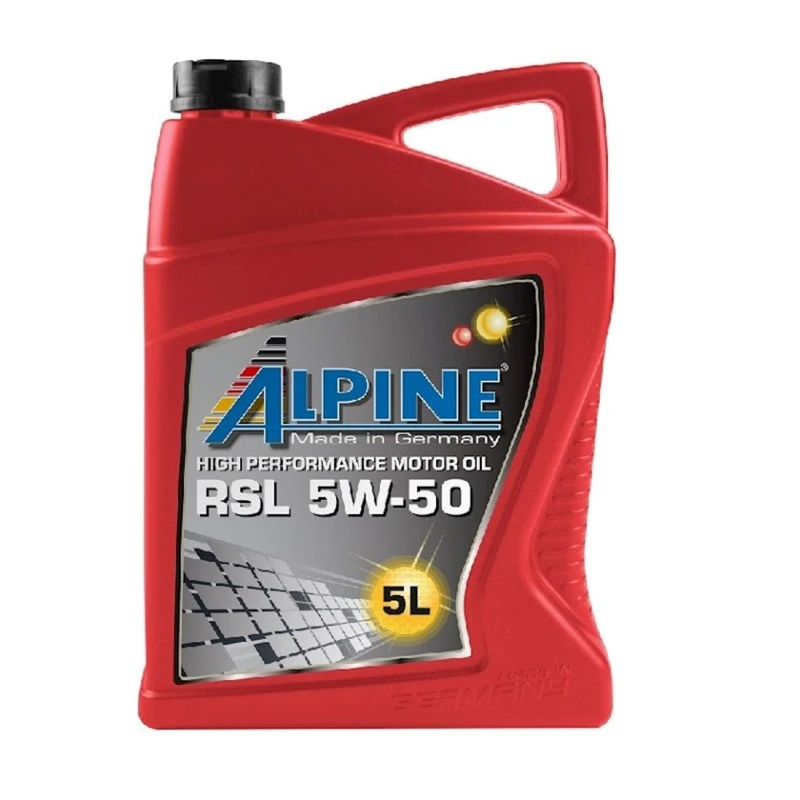 Моторное масло Alpine RSL 5W-50, 5 л Моторное масло Alpine RSL 5W-50, 5 л