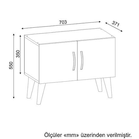 Tumba Ev Plus ev_12116256, LDSP, 55x70.3x37.1 sm