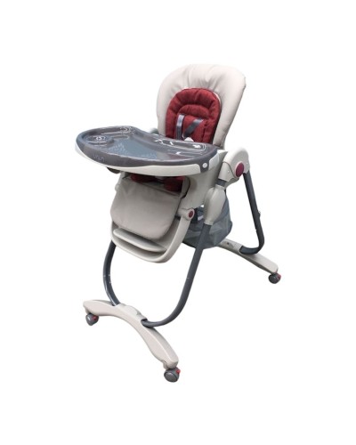 Uşaq yedizdirmə oturacağı Vava TB-03147BR, bej/qırmızı, 6+ ay