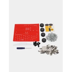 Металлический конструктор машина 124-3, 112 деталей, 4+, металл Металлический конструктор машина 124-3, 112 деталей, 4+, металл