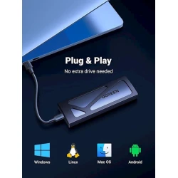 Корпус для SSD Ugreen CM578 15512 M.2 NVMe SSD Enclosure Adapter Корпус для SSD Ugreen CM578 15512 M.2 NVMe SSD Enclosure Adapter