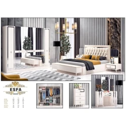 Спальный гарнитур Esfa, кремовый