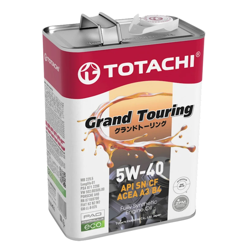 Масло моторное Totachi Grand Touring 5W-40, 4 л Масло моторное Totachi Grand Touring 5W-40, 4 л
