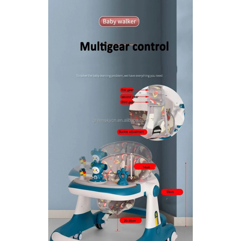 Ходунки TB-0644G, серые