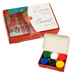 Набор гуаши Невская палитра Сонет, 6x20мл