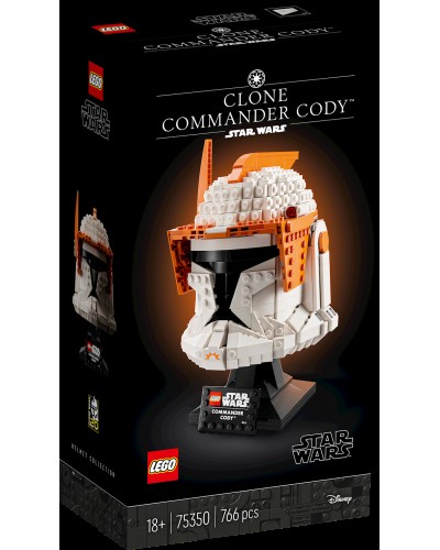 Konstruktor LEGO Star Wars Clone Commander Cody™ Helmet 75350, 18+ yaş, 766 hissə
