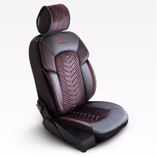 Oturacaq üçün çexol Panda Dubai, qara/qırmızı (VTRPANDA-038)