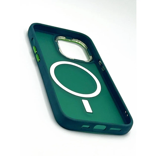 Çexol Magsafe Apple iPhone 13 Pro üçün, Yaşıl