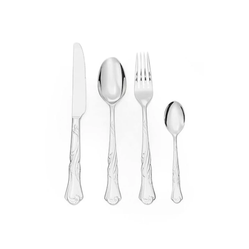 Ложка чайная Hom-me 200000000001841, 14 см, нержавеющая сталь, Серебристый