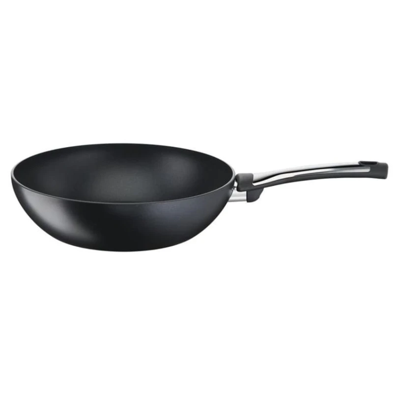 Сковородка Tefal 6X Excellence Wok, титан, черная, 28 см