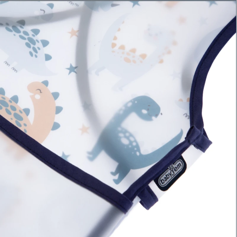 Нагрудник Babyjem BJE-839-RNKL, 34х32 см, полиэстер, 0+ мес, разноцветный