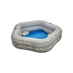 Надувной бассейн Bestway Splash Paradise 54423, 213x206x53 см, с сиденьями