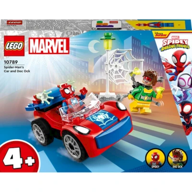Конструктор LEGO Marvel Spider-Man's Car and Doc Ock 10789, 4+ лет, 36 шт
