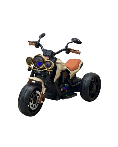 Uşaq elektrik motosikli MT2388KRM, 2+ yaş, qara/bej
