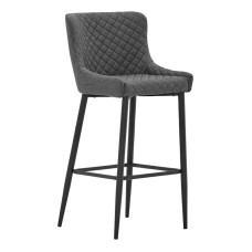 Bar taburesi JYSK Pebringe, 50x105x57 sm, boz/qara