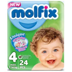 Детские подгузники Molfix 4, 24 шт
