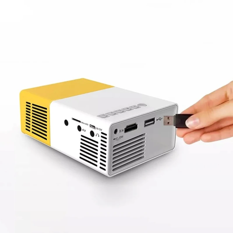 Проектор YG300 Mini Kids Yellow Проектор YG300 Mini Kids Yellow
