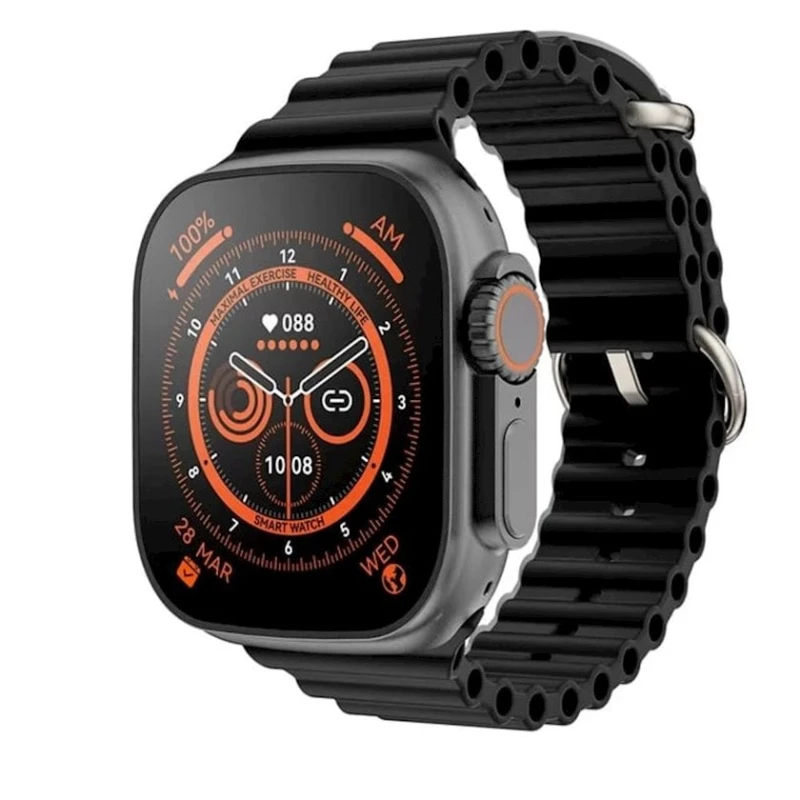 Умные часы Smart Watch T800 Ultra Black + Orange Умные часы Smart Watch T800 Ultra Black + Orange