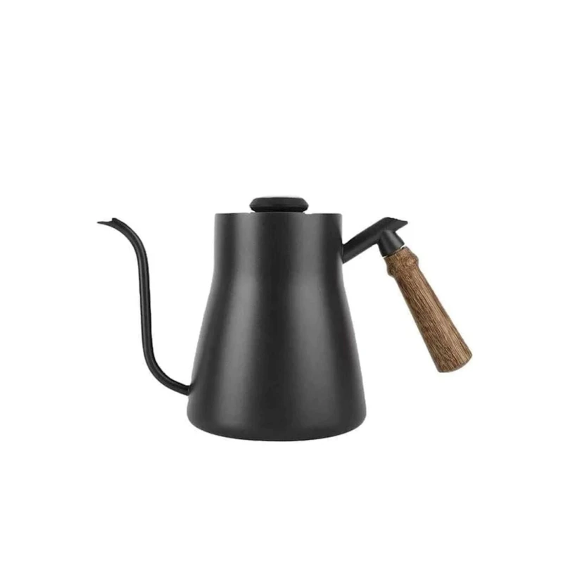 Чайник для кофе CB_98160000000902, с термометром, 850 мл, черный