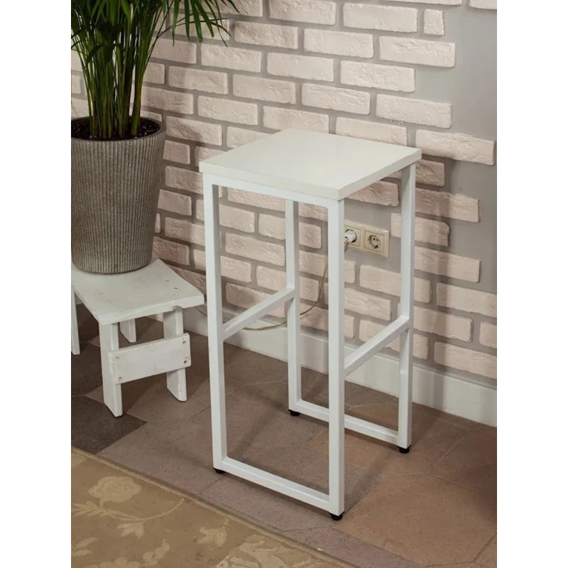 Барный стул WWhite, 75х35х35 см, белый Барный стул WWhite, 75х35х35 см, белый