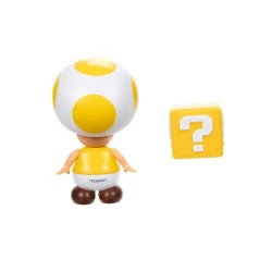 Фигурка Jakks Pacific Super Mario Bros Yellow Toad with Question Block 415464 Фигурка Jakks Pacific Super Mario Bros Yellow Toad with Question Block 415464