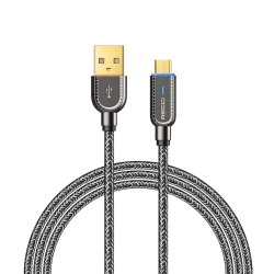 Кабель Micro USB Recci RS02M, 1 м, черный