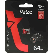 Yaddaş kartı Netac MicroSD - P500 Pro 64 GB