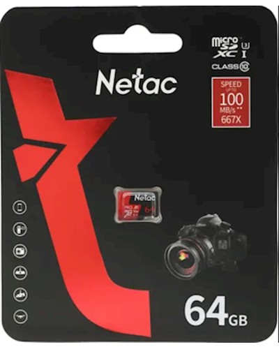 Yaddaş kartı Netac MicroSD - P500 Pro 64 GB