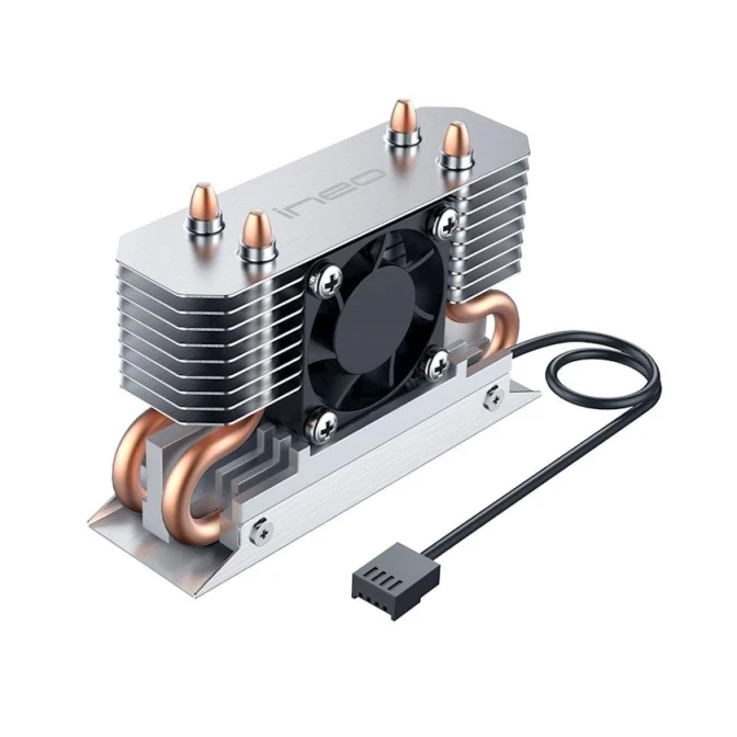 Кулер для SSD ineo Rocket Heatsink Built-in Cooling Fan Кулер для SSD ineo Rocket Heatsink Built-in Cooling Fan