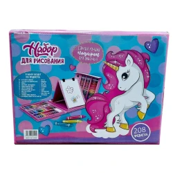 Большой набор для рисования Unicorn 208 предметов Большой набор для рисования Unicorn 208 предметов