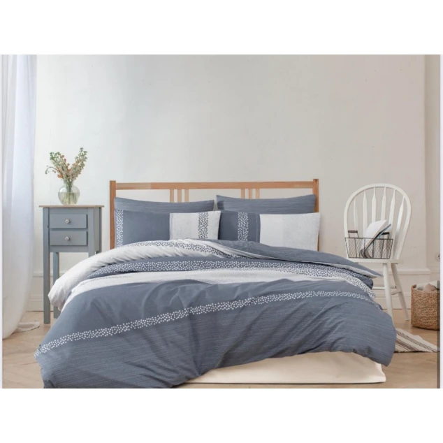 Yataq dəsti Majoli Cotton SHA-00006100, mələfə 180x240 sm, yorğan üzü 160x220 sm, yastıq üzü 50x70 sm (2 əd), ikinəfərlik, satin, ağ/boz Yataq dəsti Majoli Cotton SHA-00006100, mələfə 180x240 sm, yorğan üzü 160x220 sm, yastıq üzü 50x70 sm (2 əd), ikinəfərlik, satin, ağ/boz