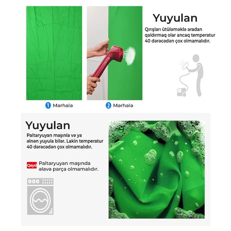 Зеленый фон Neewer 3x6 м Зеленый фон Neewer 3x6 м