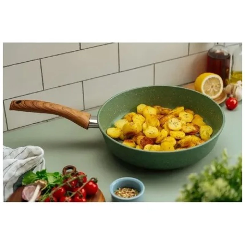 Tava NMP Eco Way, alüminium, yaşıl, 24 sm Tava NMP Eco Way, alüminium, yaşıl, 24 sm