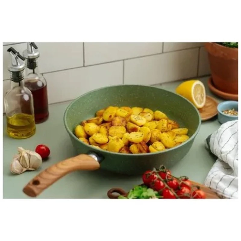 Tava NMP Eco Way, alüminium, yaşıl, 24 sm Tava NMP Eco Way, alüminium, yaşıl, 24 sm