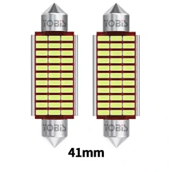Светодиодная лампа Yobis SJ-3014-HB 41 мм, белый, 2 шт.