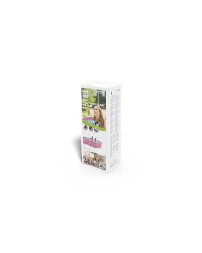 Hovuz Intex 1662TX28266Q2, karkas, həcm 1662 l, çəhrayı, düzbucaq, 220x150x60 sm - 1662TX28266Q2
