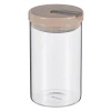 Емкость для хранения Werner Anzio 51939, стекло/пластик, прозрачная/бежевая, 900 мл
