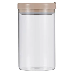 Емкость для хранения Werner Anzio 51939, стекло/пластик, прозрачная/бежевая, 900 мл Емкость для хранения Werner Anzio 51939, стекло/пластик, прозрачная/бежевая, 900 мл