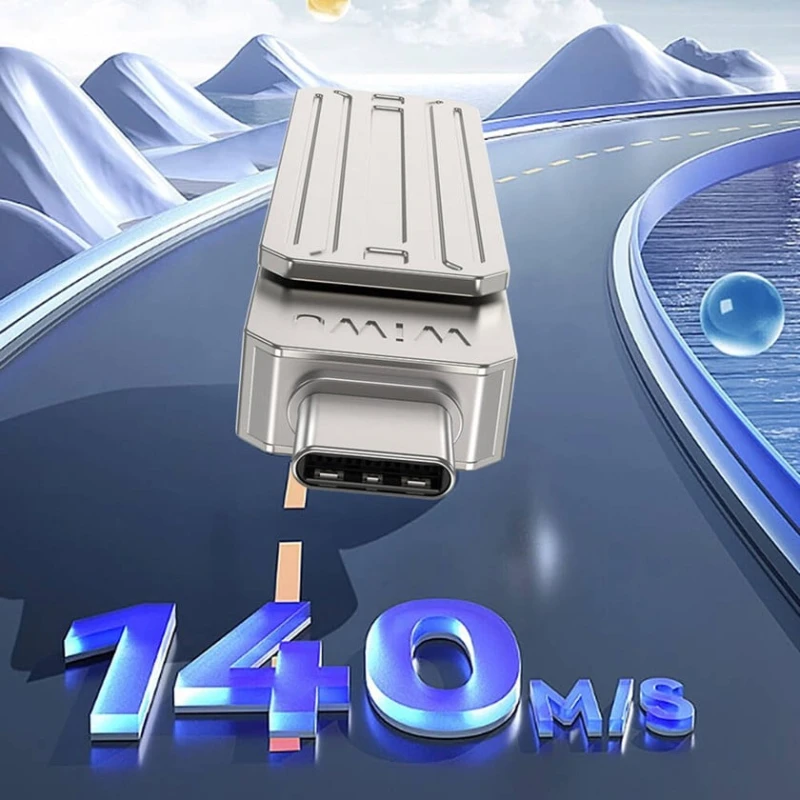 Флеш память USB Wiwu Wi-FD001 3in1 USB3.2 USB-A + Lightning + Type-C OTG 256 GB Флеш память USB Wiwu Wi-FD001 3in1 USB3.2 USB-A + Lightning + Type-C OTG 256 GB