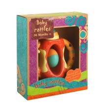 Çınqıldayan Jollybaby Butulka diş üçün oyuncaq ilə, plastik, 15x14.5x6 sm