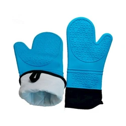Силиконовые кухонные перчатки Parrotias, голубые