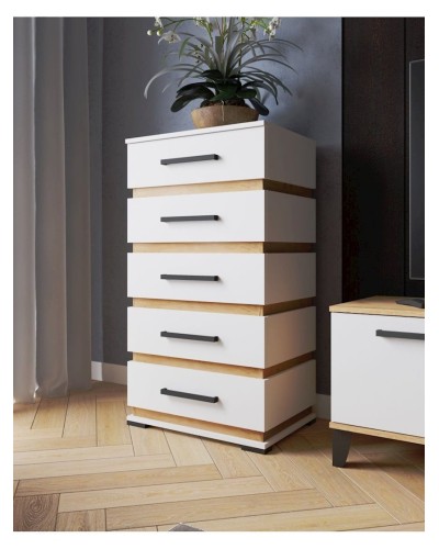 Komod paltar üçün Letta,110х43х47 sm,LDSP,qızılı