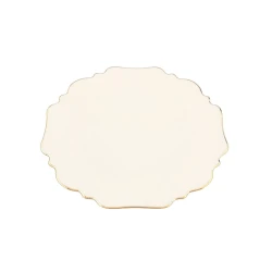 Тарелка Porland Tide Altın Yaldız, фарфор, белая, 27 см