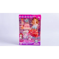 Kukla Your Surprise Fashion girl, 32x21 sm, ev heyvanı ilə, 3+