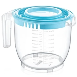 Миска для миксера Dunya Plastik, круглая, 2.2 л, пластик, в ассортименте Миска для миксера Dunya Plastik, круглая, 2.2 л, пластик, в ассортименте