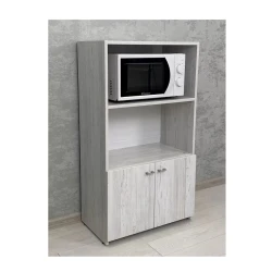 Stellaj 3563_L-M 2StellajMicrowWC, 62x34,2x112 sm, LDSP, ağ Stellaj 3563_L-M 2StellajMicrowWC, 62x34,2x112 sm, LDSP, ağ