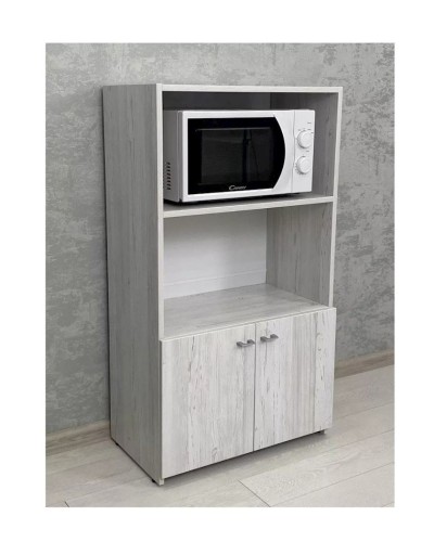Stellaj 3563_L-M 2StellajMicrowWC, 62x34,2x112 sm, LDSP, ağ