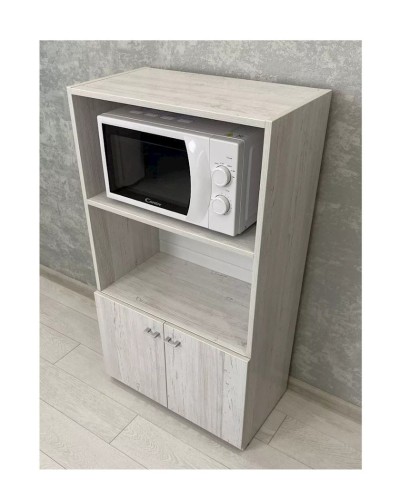 Stellaj 3563_L-M 2StellajMicrowWC, 62x34,2x112 sm, LDSP, ağ